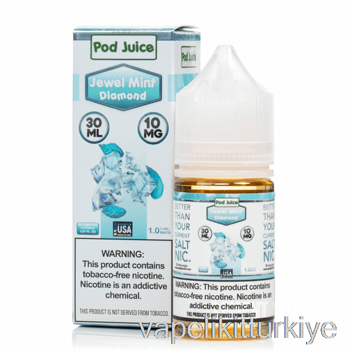 Vape Likit Mücevher Nane Pırlanta - Kapsül Suyu - 30ml 55mg